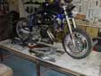 miniature Buell bleu