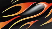 liquid flames detail